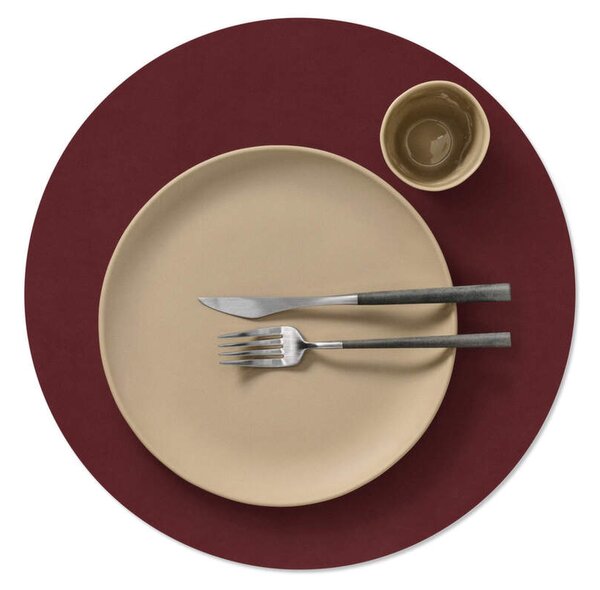 Lind DNA Prostírání Circle Nupo XL, burgundy