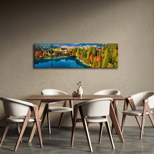 Obraz - Jezero Urisee, Rakousko (170x50 cm)