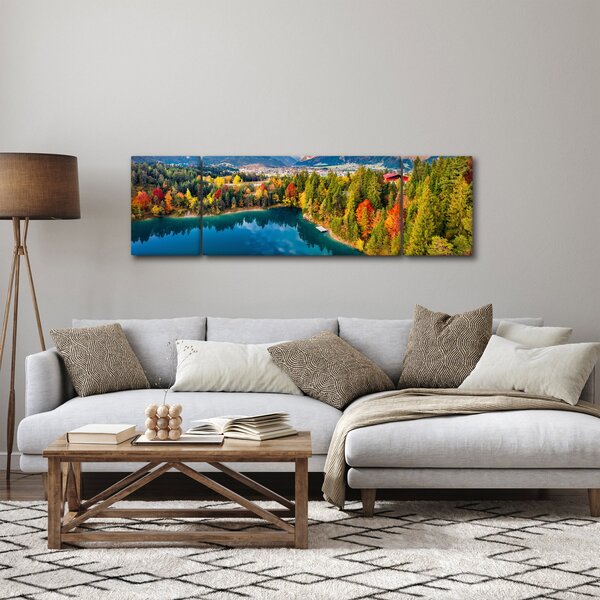 Obraz - Jezero Urisee, Rakousko (170x50 cm)