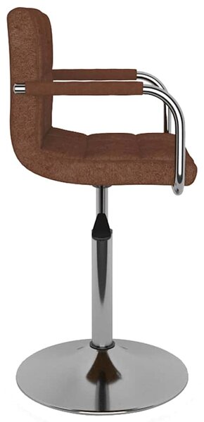 Jídelní židle hnědá textil 3087879