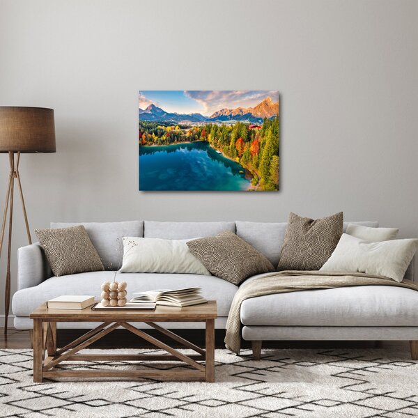 Obraz - Jezero Urisee, Rakousko (70x50 cm)