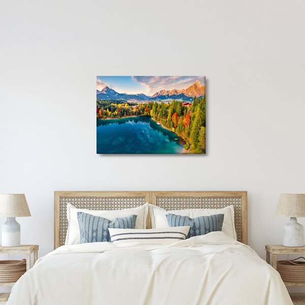 Obraz - Jezero Urisee, Rakousko (70x50 cm)