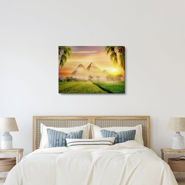 Obraz - Pyramidy (70x50 cm)