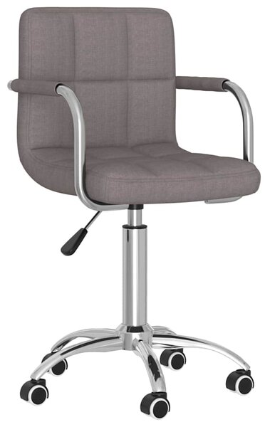 Otočná jídelní židle taupe textil 3087978