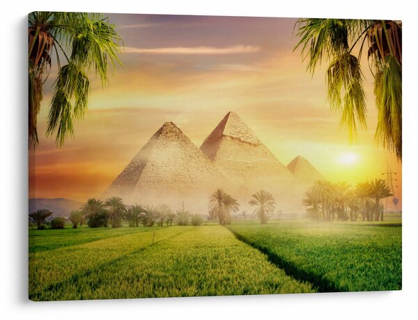 Obraz - Pyramidy (70x50 cm)