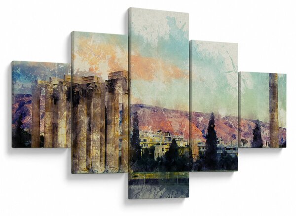 Obraz - Akropolis, Athény, Řecko (125x70 cm)