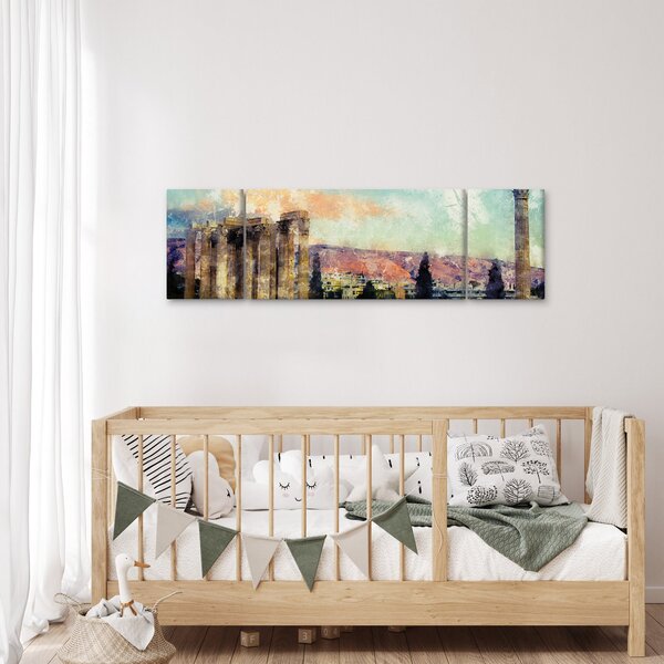 Obraz - Akropolis, Athény, Řecko (170x50 cm)