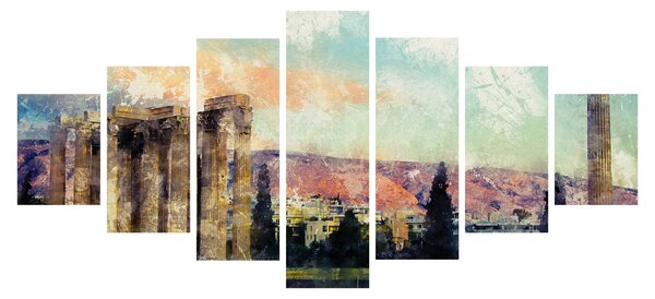 Obraz - Akropolis, Athény, Řecko (210x100 cm)