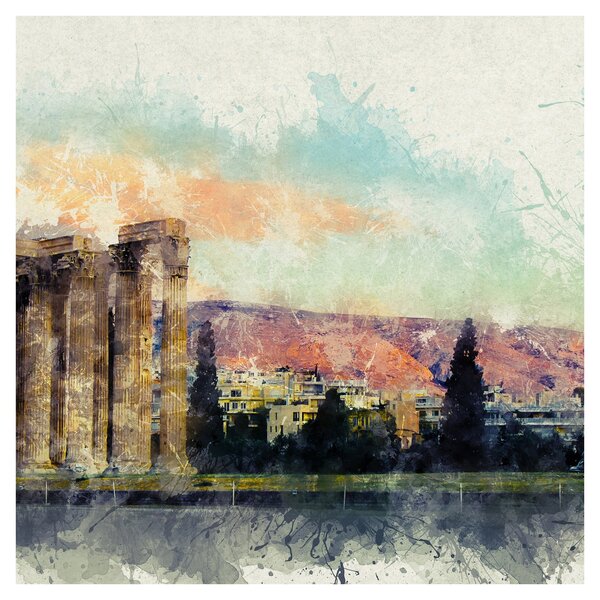 Obraz - Akropolis, Athény, Řecko (30x30 cm)