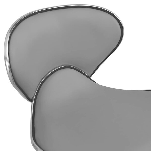 Kancelářská židle šedá umělá kůže 3088630
