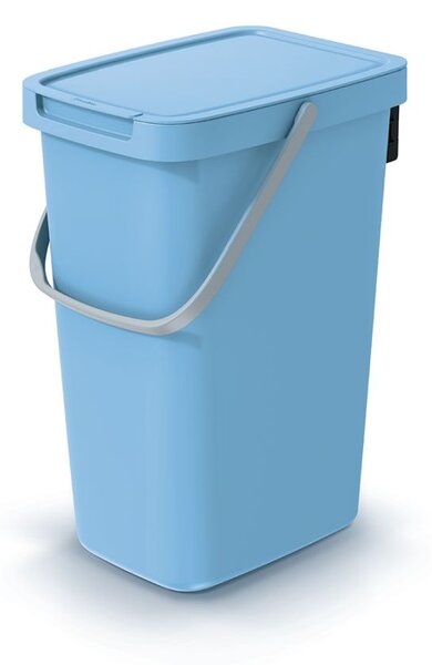 Prosperplast Odpadkový koš SYSTEMA Q COLLECT světle modrý, objem 12 l