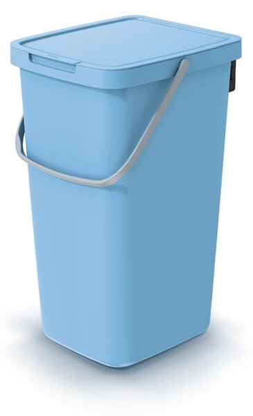 Prosperplast Odpadkový koš SYSTEMA Q COLLECT světle modrý, objem 25 l