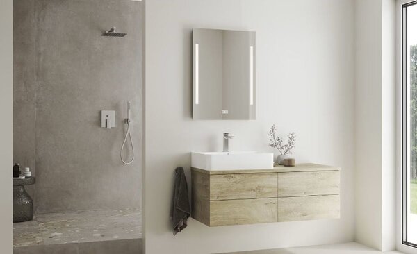 Kronenbach Quara 3.0 umyvadlová baterie stojící ocel KB100351C15