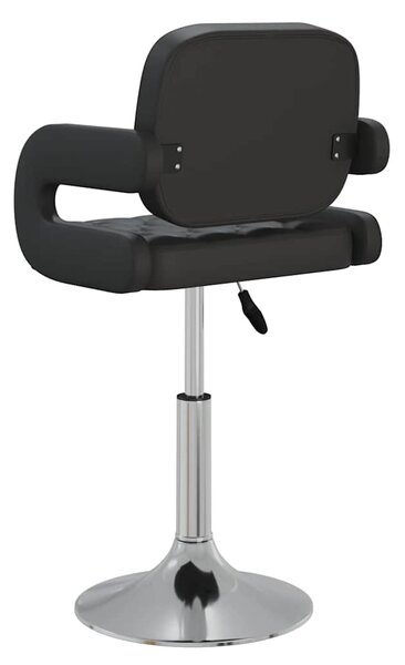 Otočné jídelní židle 4 ks černé umělá kůže 3089107