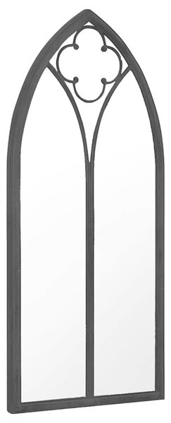 Zrcadlo černé 70 x 30 cm železo do interiéru 3093522