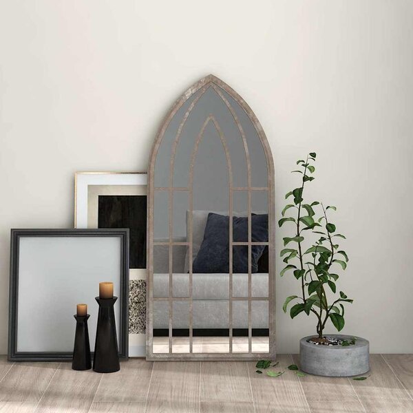 Zrcadlo pískové 100 x 45 cm železo do interiéru 3093523