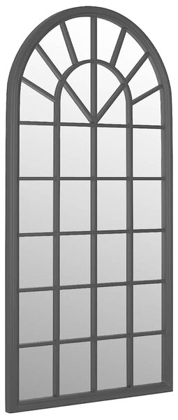 Zrcadlo černé 90 x 45 cm železo do interiéru 3093518