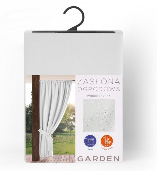 ZAHRADNÍ VODĚODOLNÝ ZÁVĚS NA PÁSCE GARDEN 155X200 CM BÍLÁ