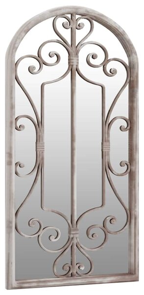 Zahradní zrcadlo pískové 70 x 30 cm železo do exteriéru 318375
