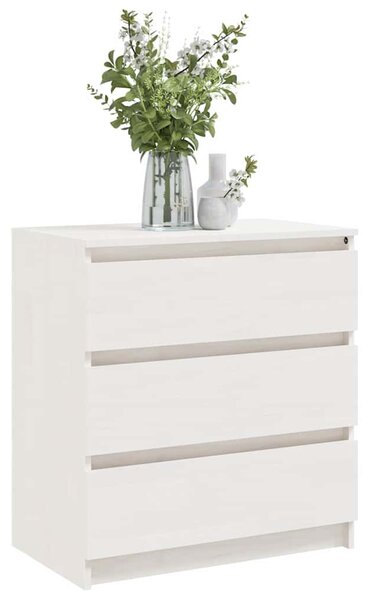Noční stolky 2 ks bílé 60 x 36 x 64 cm masivní borovice 3093548