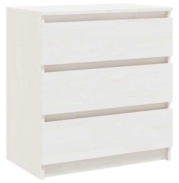 Noční stolky 2 ks bílé 60 x 36 x 64 cm masivní borovice 3093548