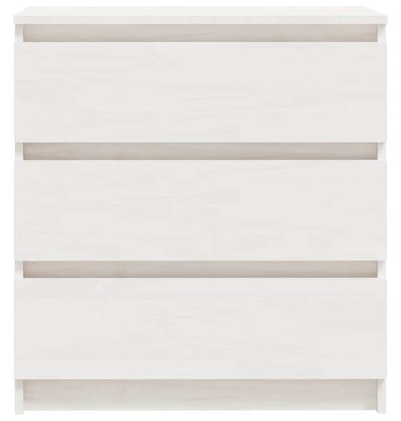 Noční stolky 2 ks bílé 60 x 36 x 64 cm masivní borovice 3093548