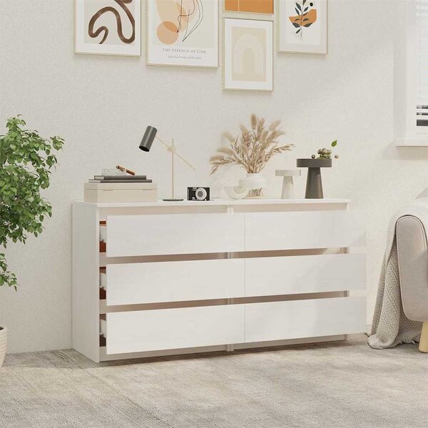 Noční stolky 2 ks bílé 60 x 36 x 64 cm masivní borovice 3093548