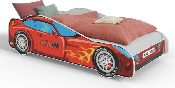 Dětská postel AUTO 4x4 140 × 70 cm