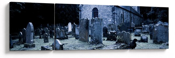 Obraz - Temná noc (170x50 cm)