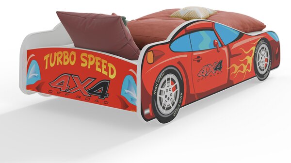 Dětská postel AUTO 4x4 140 × 70 cm