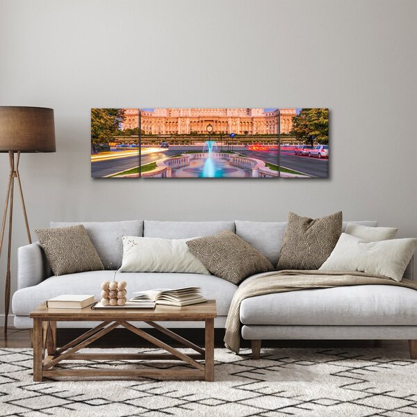 Obraz - Bukurešť, Rumunsko (170x50 cm)