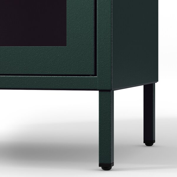 Vitrína LUIGI, 500 x 1800 x 350 mm, Modern: láhvová zelená
