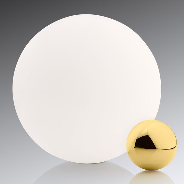 Stolní lampa FLOS, COPYCAT, stmívatelné, Bílá, Obývací pokoj, Sklo, Design