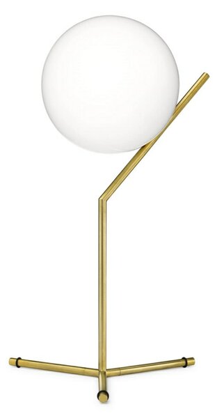 Stolní lampa FLOS, IC T1, stmívatelné, Zlatá / mosazná, Obývací pokoj, Kov, Design