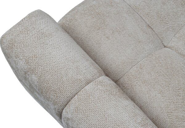 Rozkládací pohovka Calvero - béžový pletený materiál Kiara 852