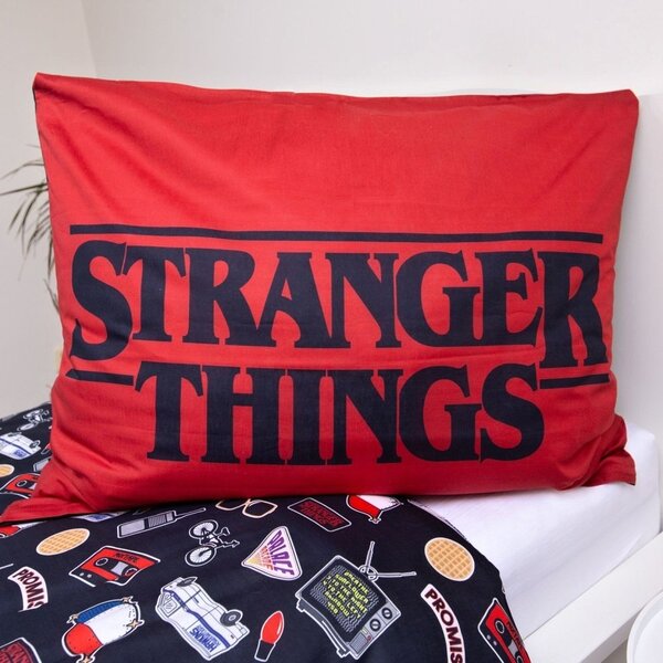 Oboustranné bavlněné ložní povlečení Stranger Things - motiv Upside Down - 100% bavlna - 70x90 cm + 140x200 cm
