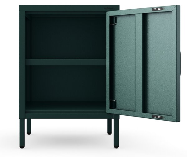 Noční stolek MIA, 424 x 595 x 400 mm, Modern: zelená láhev barva