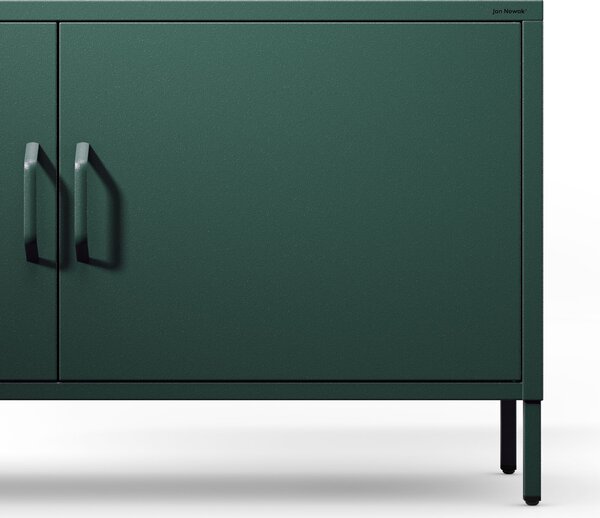 TV stolek na nohách ROSA, 1150 x 595 x 400 mm, Moderní: lahvově zelená barva