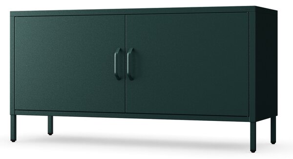 TV stolek na nohách ROSA, 1150 x 595 x 400 mm, Moderní: lahvově zelená barva