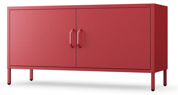 TV stolek na nohách ROSA, 1150 x 595 x 400 mm, Moderní: červená barva