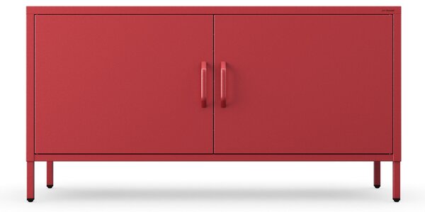 TV stolek na nohách ROSA, 1150 x 595 x 400 mm, Moderní: červená barva