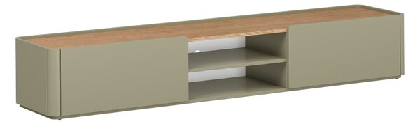 TV stolek Elivo 220 cm se zásuvkou - eukalyptus / dub baltic dune