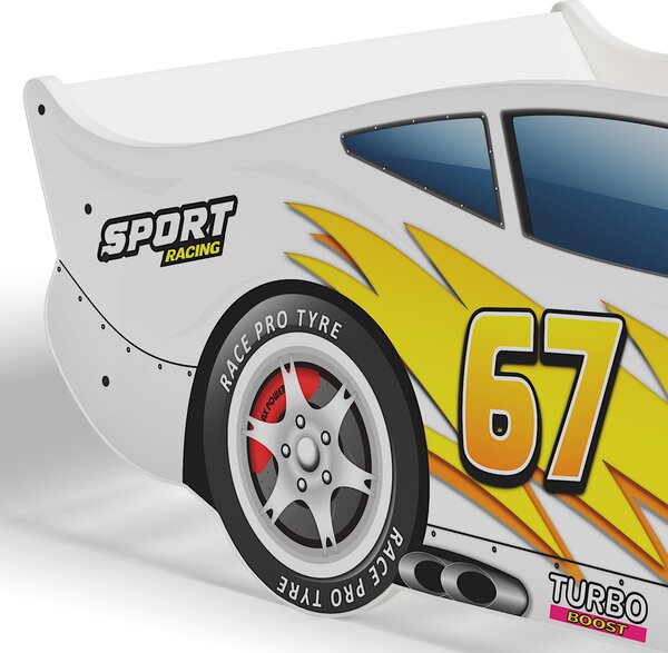 Dětská postel CARS 140 × 70 cm bez matrace