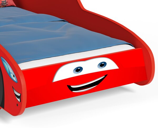 Dětská postel CARS 140 × 70 cm bez matrace – červené auto