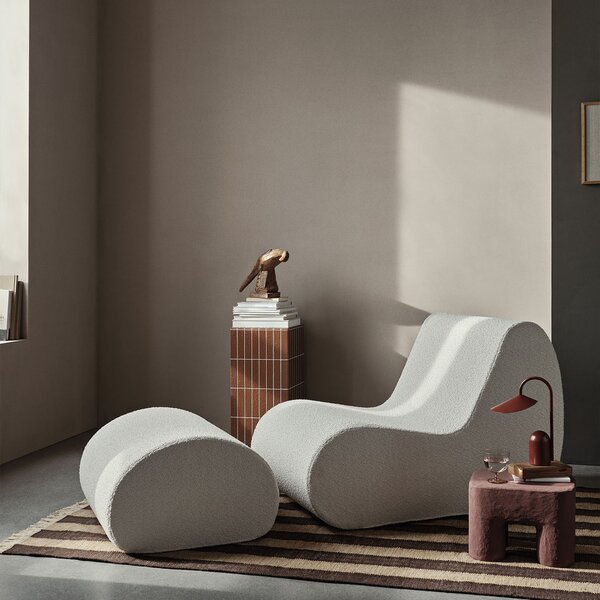 Ferm Living designové zahradní taburety Rouli Pouf