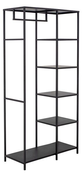 Černý kovový stojan na oblečení 90x183x40 cm Valde – Bloomingville