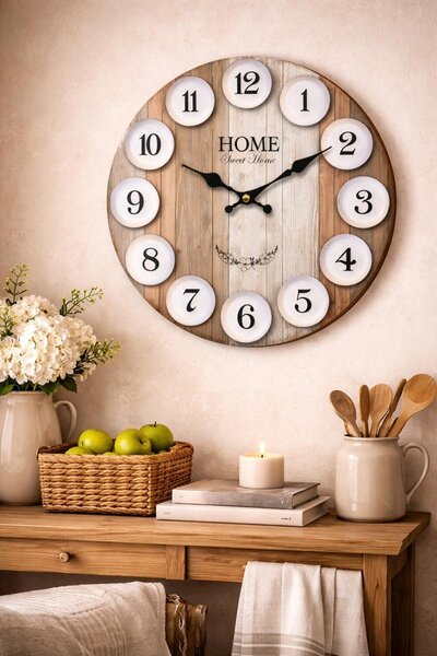 Nástěnné hodiny Home Sweet Home Ø 34 cm1990968