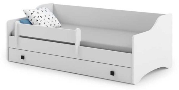 Dětská postel ERIK 160 × 80 cm – černé úchytky