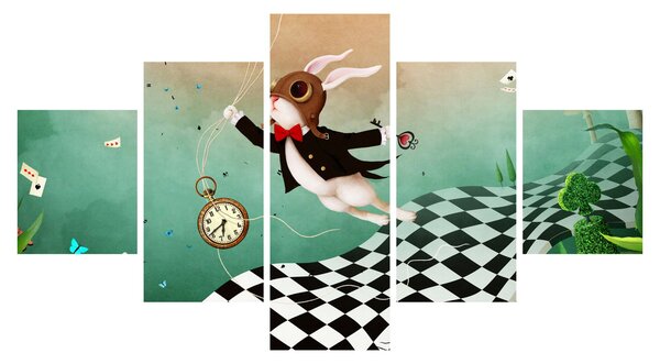 Obraz - Fantasy králíček (125x70 cm)