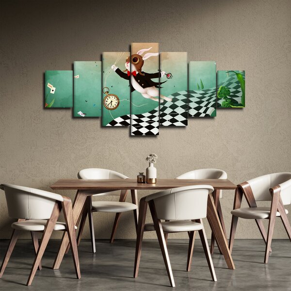 Obraz - Fantasy králíček (210x100 cm)